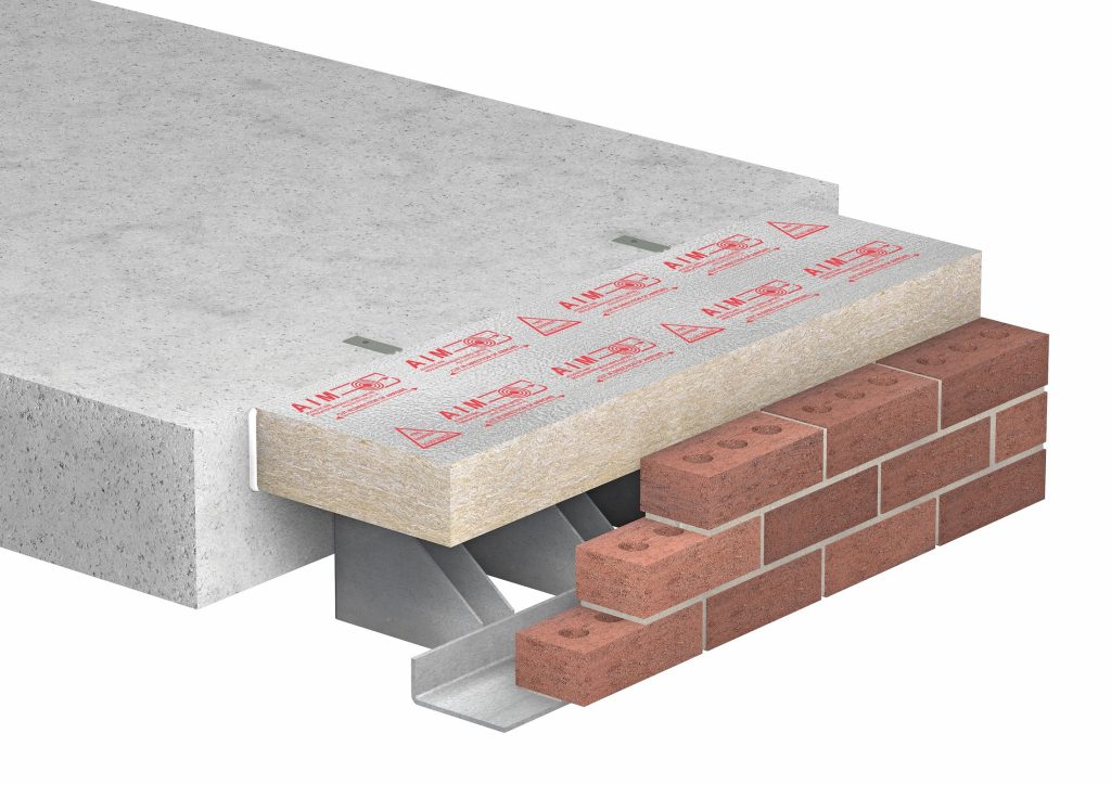 AIM Wall Cavity Barrier (Red Edition) Masonry shelf partial penetration